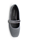 Balerinas Gris Dama Flats Comoda Hebilla Moda Casual 3201406