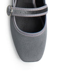 Balerinas Gris Dama Flats Comoda Hebilla Moda Casual 3201406