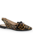 Zapatos Cafe Negro Balerinas Mujer Punta Fina Clasicas Con Moño Dama 4930017
