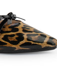 Zapatos Cafe Negro Balerinas Mujer Punta Fina Clasicas Con Moño Dama 4930017