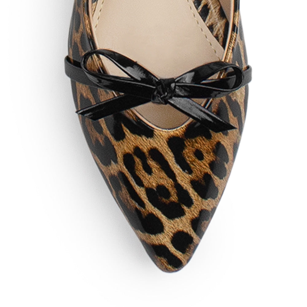 Zapatos Cafe Negro Balerinas Mujer Punta Fina Clasicas Con Moño Dama 4930017