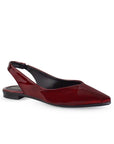 Balerina Vino Casual Dama Piso Puntal Destalonada Moda Flats 4930022
