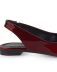 Balerina Vino Casual Dama Piso Puntal Destalonada Moda Flats 4930022