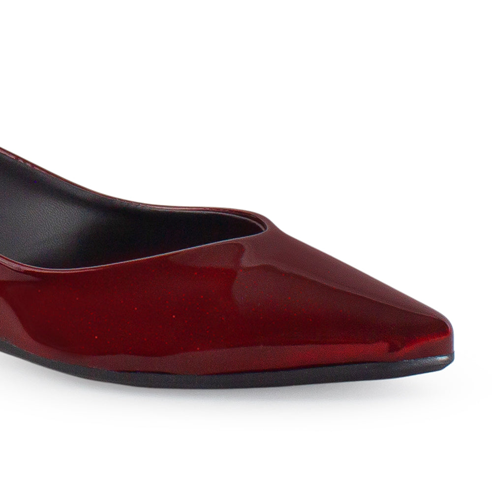 Balerina Vino Casual Dama Piso Puntal Destalonada Moda Flats 4930022