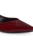 Balerina Vino Casual Dama Piso Puntal Destalonada Moda Flats 4930022