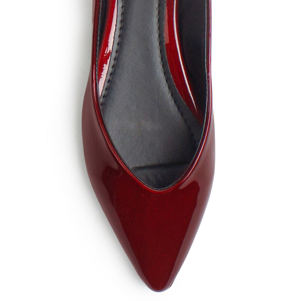 Balerina Vino Casual Dama Piso Puntal Destalonada Moda Flats 4930022