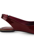 Balerinas Vino Mujer Estilo Elegante Moño Flats Moda 4930030