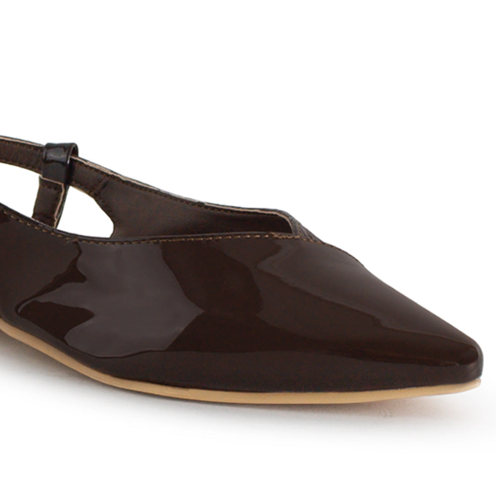 Balerinas Cafe Mujer Destalonada Hebilla Comoda Casual Flats 4930032