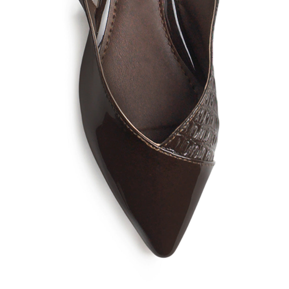 Balerinas Cafe Mujer Destalonada Hebilla Comoda Casual Flats 4930032