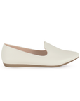 Balerina Beige Flats Dama Piso Casual Básico 3520173