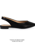 Balerina Negro Mujer Piso Casual Puntal Piso Moda Destalonado 3402692