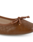 Balerina Cafe Detalle Moño Mujer Zapato Plano Flats Casual 3402912