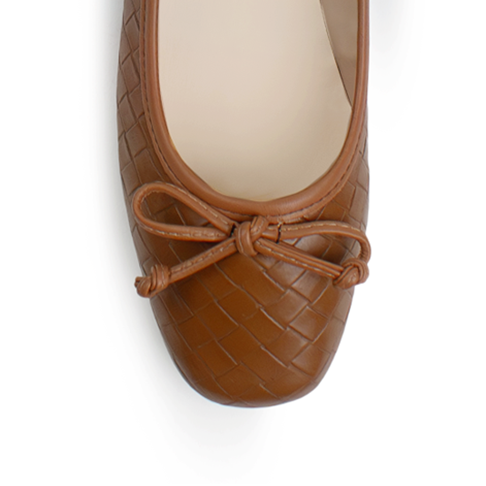Balerina Cafe Detalle Moño Mujer Zapato Plano Flats Casual 3402912