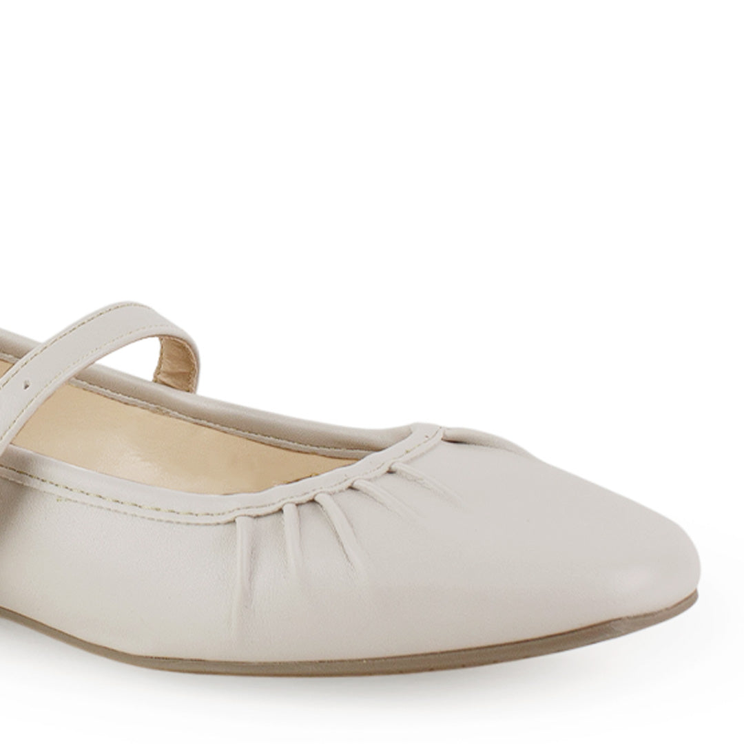 Balerina Beige Mujer Casual Pulsera Moda Comodo Zapato Dama 3402916