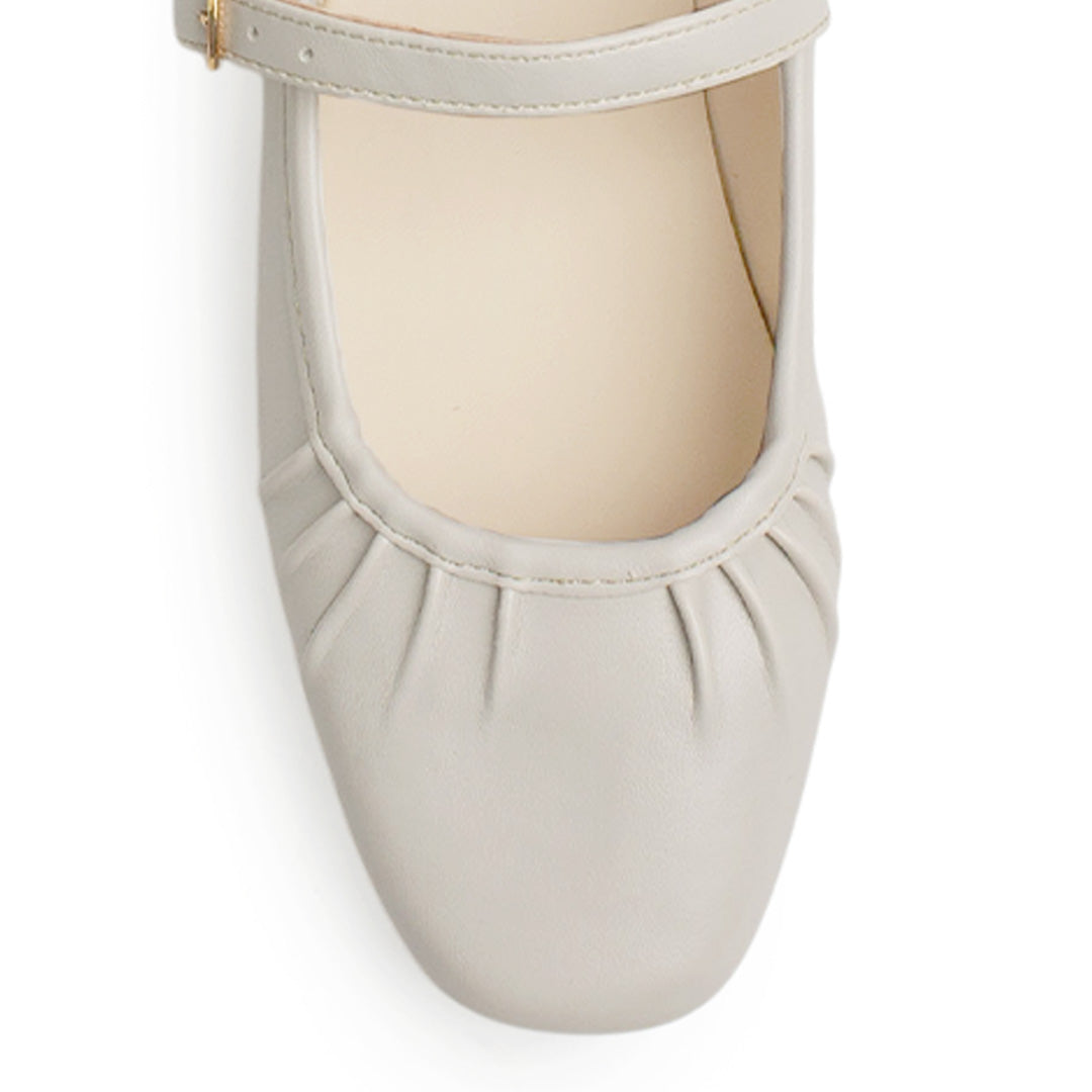 Balerina Beige Mujer Casual Pulsera Moda Comodo Zapato Dama 3402916