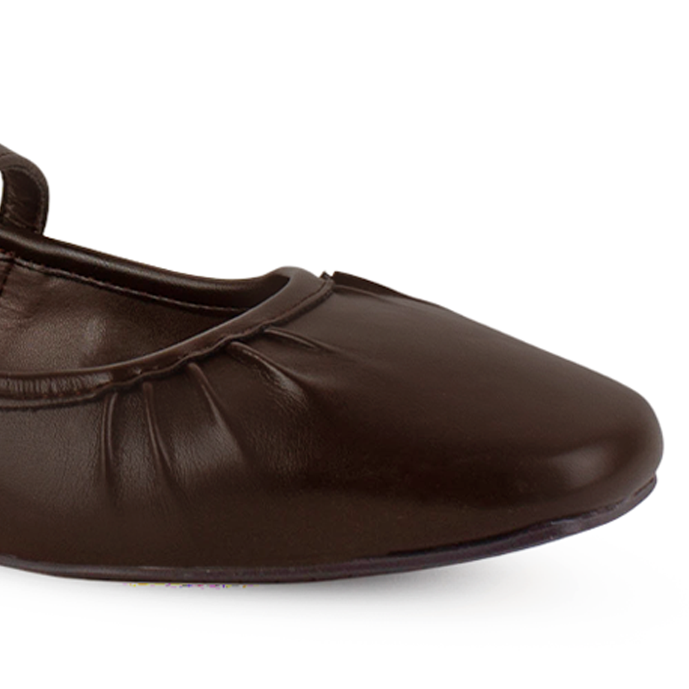 Balerina Cafe Mujer Casual Pulsera Moda Comodo Zapato Dama 3402917