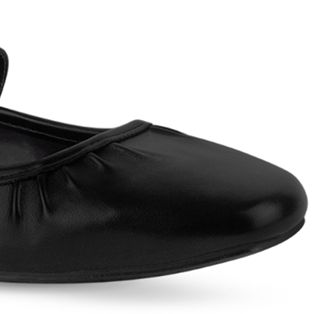 Balerina Negro Mujer Casual Pulsera Moda Comodo Zapato Dama 3402918