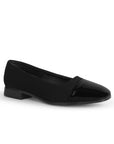Balerina Negro Clásica Estilo Elegante Punta Cuadrada Dama 3402921