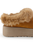 Botas Cafe Cortas Mujer Invernal Peluche Comodo Tendencia 3201412