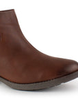 Bota Cafe Botin Mujer Estilo Casual Elegante Hebilla Moda 2640107