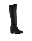 BOTA NEGRO CASUAL DAMA LARGA TACÓN MEDIO 4340119