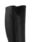 BOTA NEGRO CASUAL DAMA LARGA TACÓN MEDIO 4340119