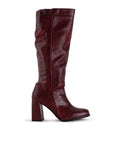 BOTA VINO CASUAL DAMA LARGA TACÓN MEDIO 4340140
