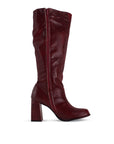 BOTA VINO CASUAL DAMA LARGA TACÓN MEDIO 4340140