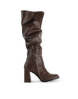 Botas Cafe Moda Mujer Comodas Elegantes Tacon Alto Moda 4340145