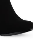Bota Negro Botin Casual Moda Cierre Tacon Mujer 1710431