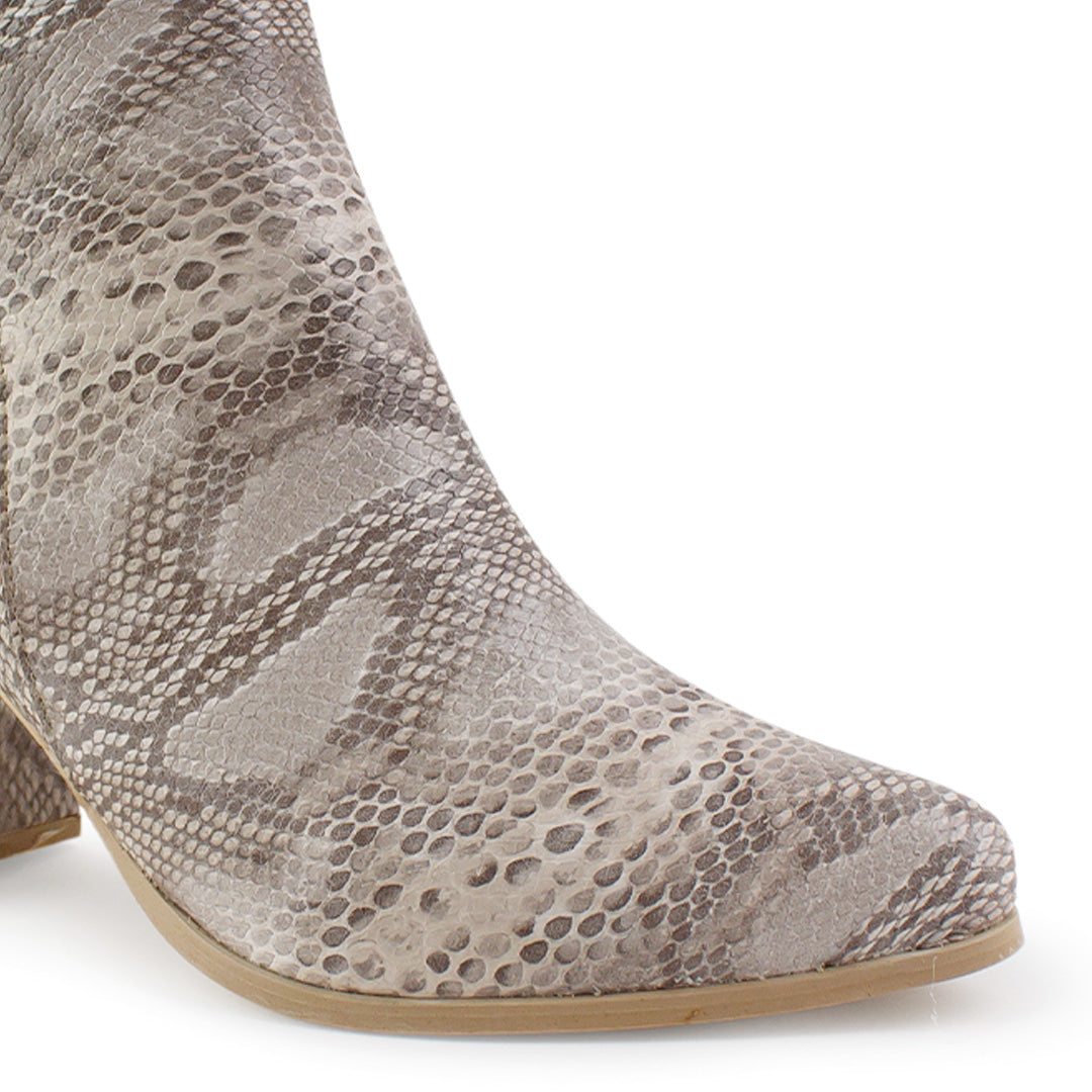 BOTAS BEIGE CORTAS BOTÍN MUJER CASUAL DAMA 1710608