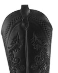 Botas Negro Mujer Estilo Vaquera Bordado Puntal Casual 3402903
