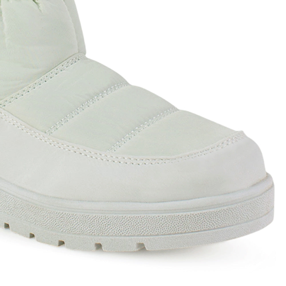 Bota Beige Mujer Invierno Casual Comoda Ajuste Resorte Moda 4870032