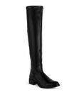 Bota Negro Dama Tubo Largo Tacon Bajo Maxibotas Stretch 3430034