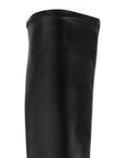 Bota Negro Dama Tubo Largo Tacon Bajo Maxibotas Stretch 3430034