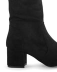 Botas Negro Larga Moda Mujer Casual Tacon Elegante Alta 3270296