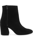 Botin Negro Tacon Grueso Punta Redonda Moda Invierno 4220029