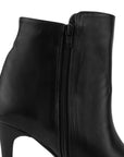 Bota Negro Mujer Puntal Tacon Delgado Botin Formal Dama Casual 4040805