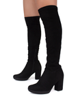 Bota Negro Dama Casual Tendencia Comoda Moda Mujer 4040080