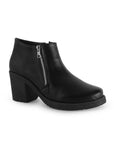Botines Negro Cortos Para Mujer Casual Tacon Cuadrado Formal 2880130