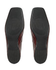 Duo de flats vino y negros con talón descubierto y correa ajustable | Mod.340D3051-3052