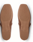 Duo de balerinas tipo mules cafés y beige con pulsera decorativa | Mod.340D3095-3096