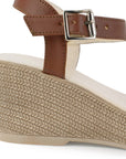 Sandalia Cafe De Plataforma Tira Trenzada Moda Casual Pulsera 3201469