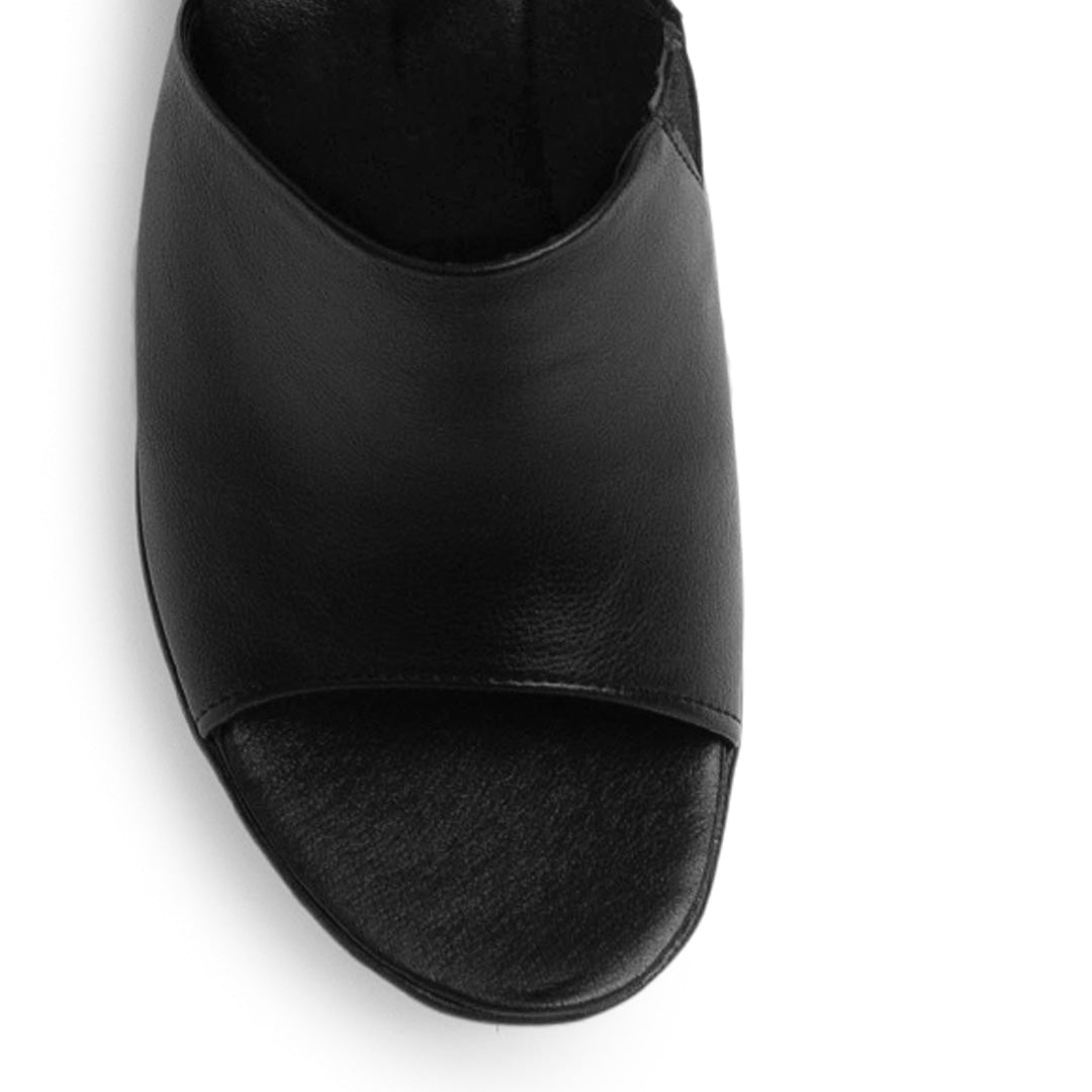 Sandalia Negro De Plataforma Mujer Casual Moda Elegante 3402947