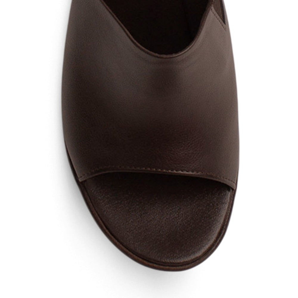 Sandalia Cafe De Plataforma Mujer Casual Moda Elegante 3402948