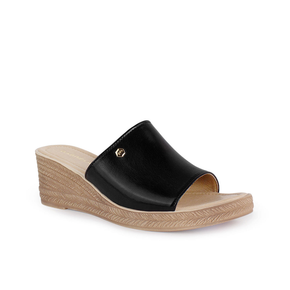 Plataforma Negro Alta Casual Mujer Comoda Playa Elegante Dama 4910031