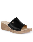 Plataforma Negro Alta Casual Mujer Comoda Playa Elegante Dama 4910031