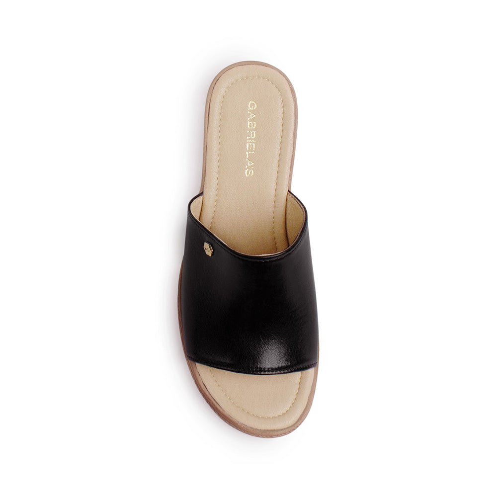 Plataforma Negro Alta Casual Mujer Comoda Playa Elegante Dama 4910031