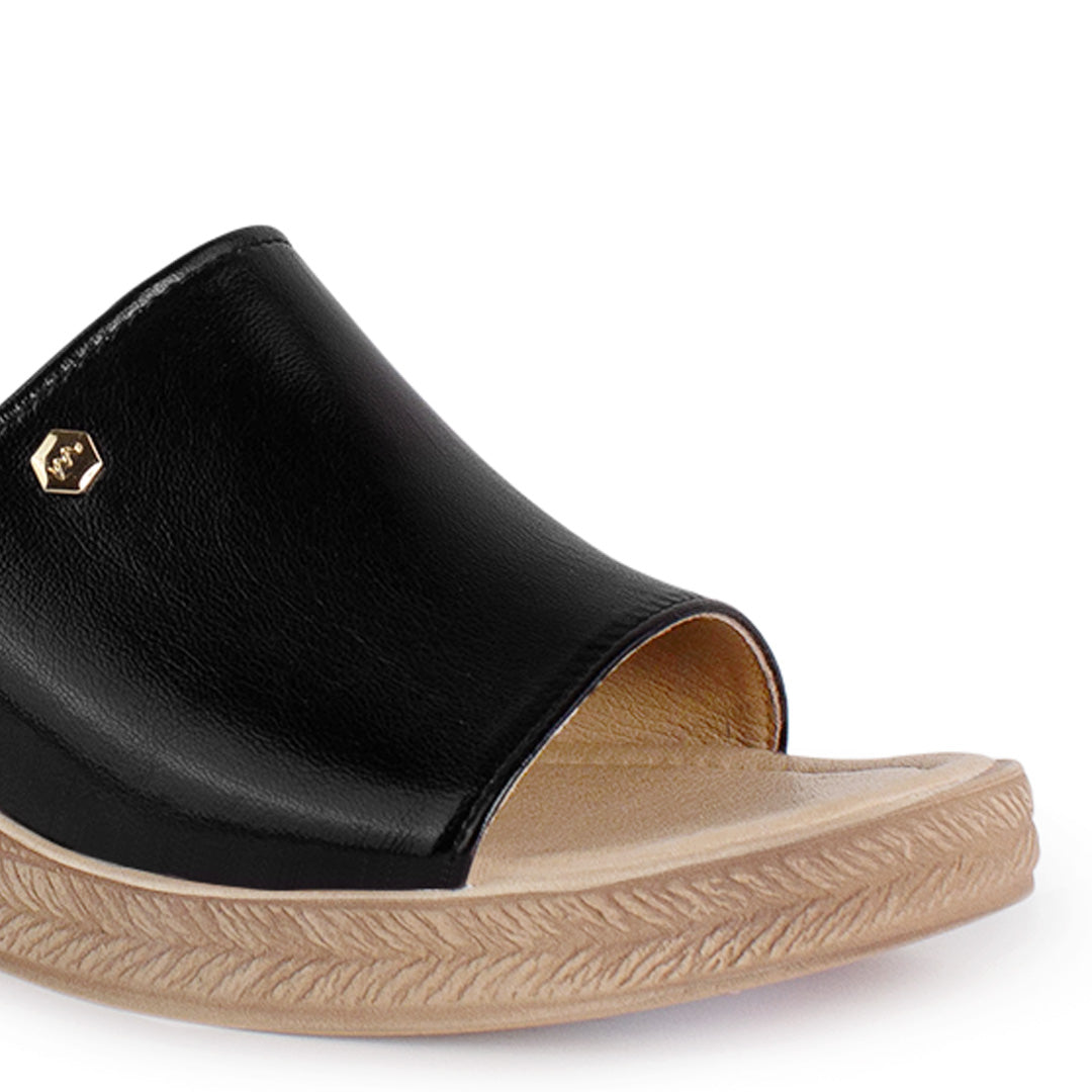 Plataforma Negro Alta Casual Mujer Comoda Playa Elegante Dama 4910031