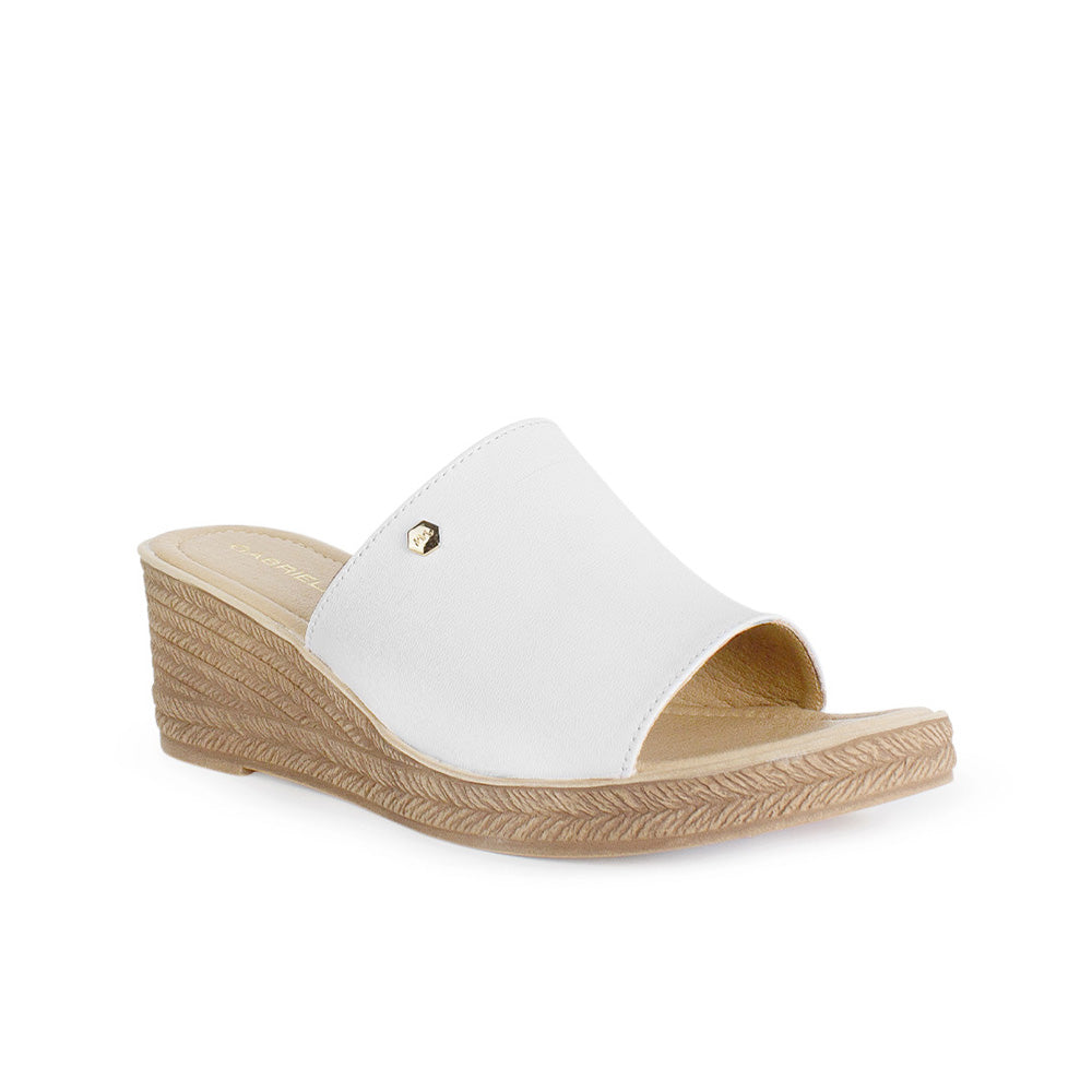 Plataforma Blanco Alta Casual Mujer Comoda Playa Elegante Dama 4910032